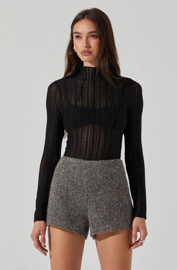 Astr The Label Rivka High Waist Shorts