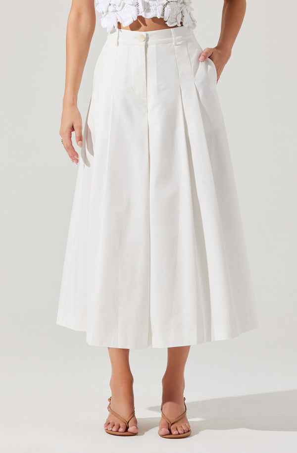 astr the label Rowen Pleated Culotte Pants