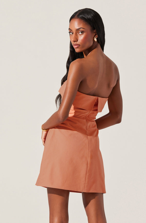 Astr The Label Sabriya Strapless Mini Dress