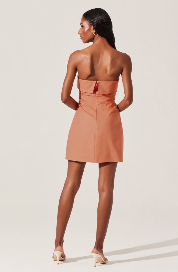 Astr The Label Sabriya Strapless Mini Dress