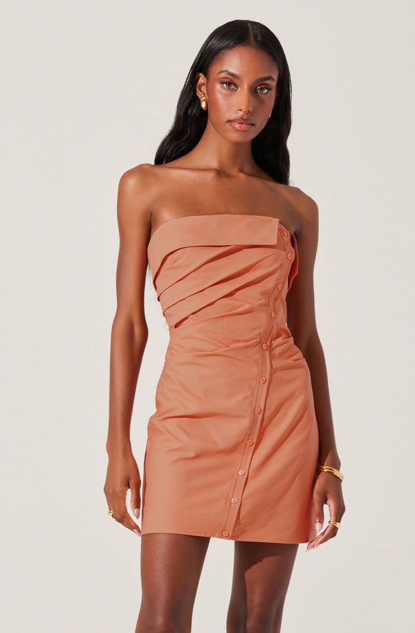 astr the label Sabriya Strapless Mini Dress