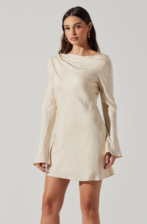 Astr The Label Sakari Bell Sleeve Mini Dress