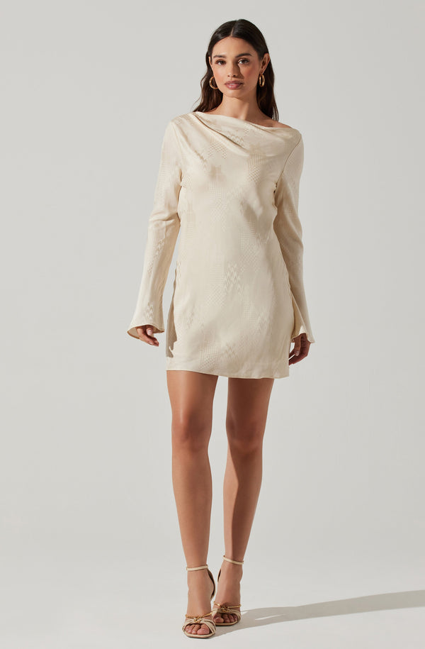 astr the label Sakari Bell Sleeve Mini Dress