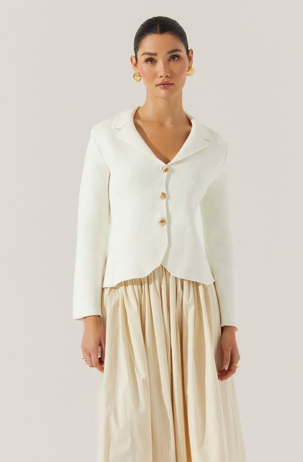 Astr The Label Sefina Knit Blazer