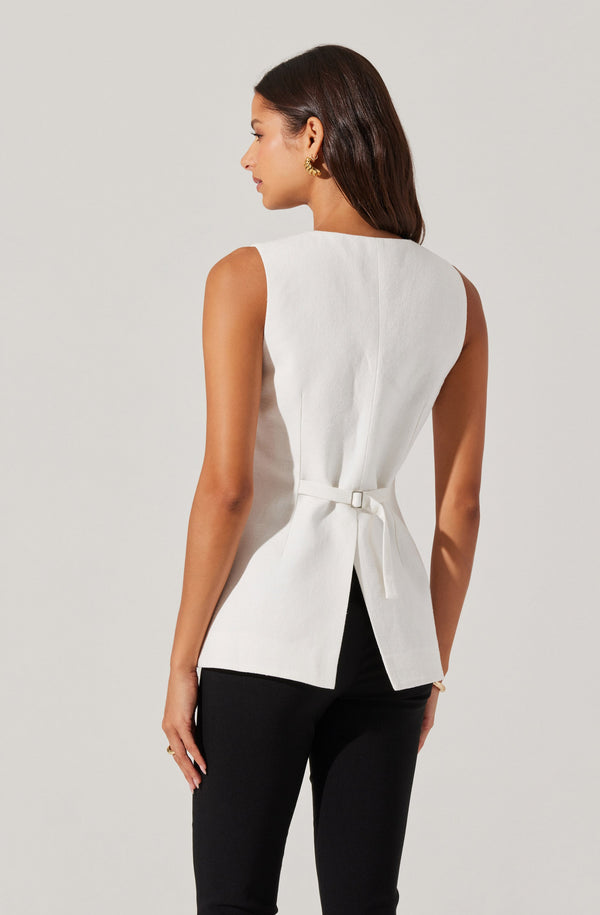 Astr The Label Sonja Asymmetrical Vest