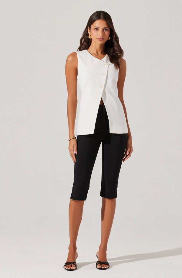 Astr The Label Sonja Asymmetrical Vest