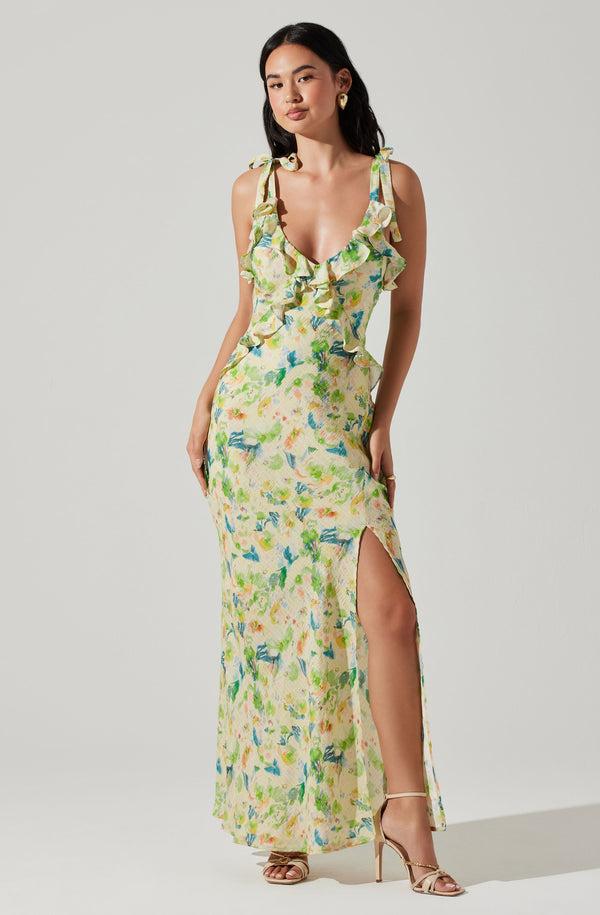 Astr The Label Sorbae Floral Maxi Dress