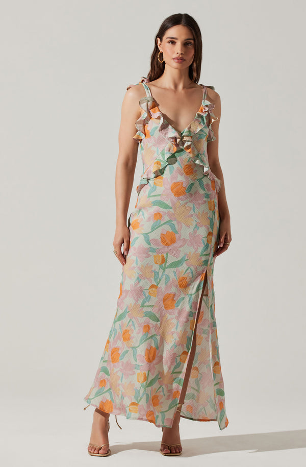 astr the label Sorbae Floral Maxi Dress