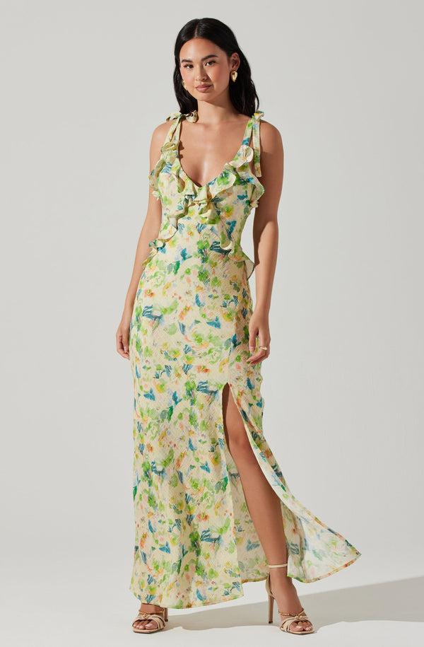 astr the label Sorbae Floral Maxi Dress