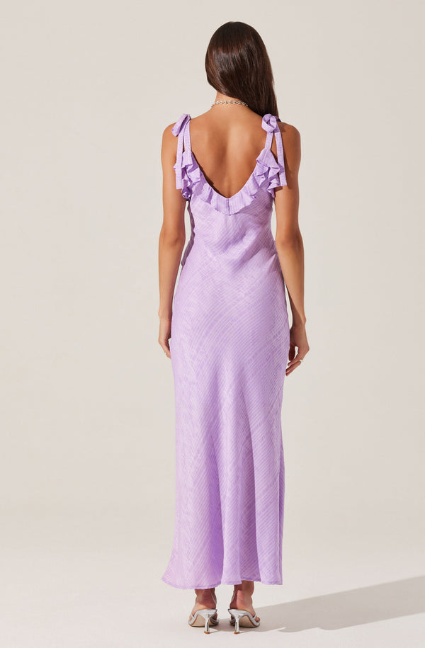Astr The Label Sorbae Ruffle Maxi Dress