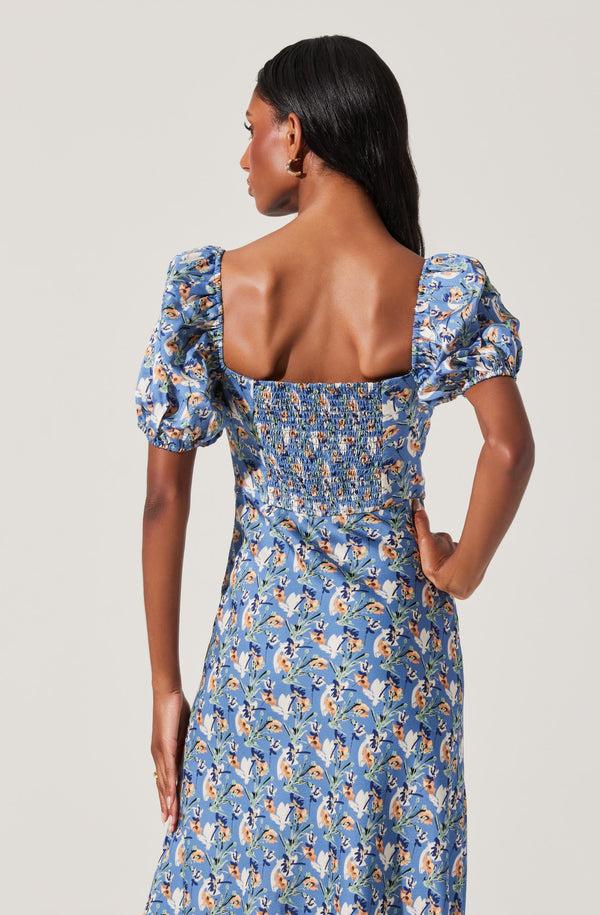 Astr The Label Sylvie Floral Bustier Maxi Dress