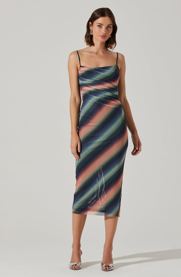 astr the label Synne Mesh Midi Dress