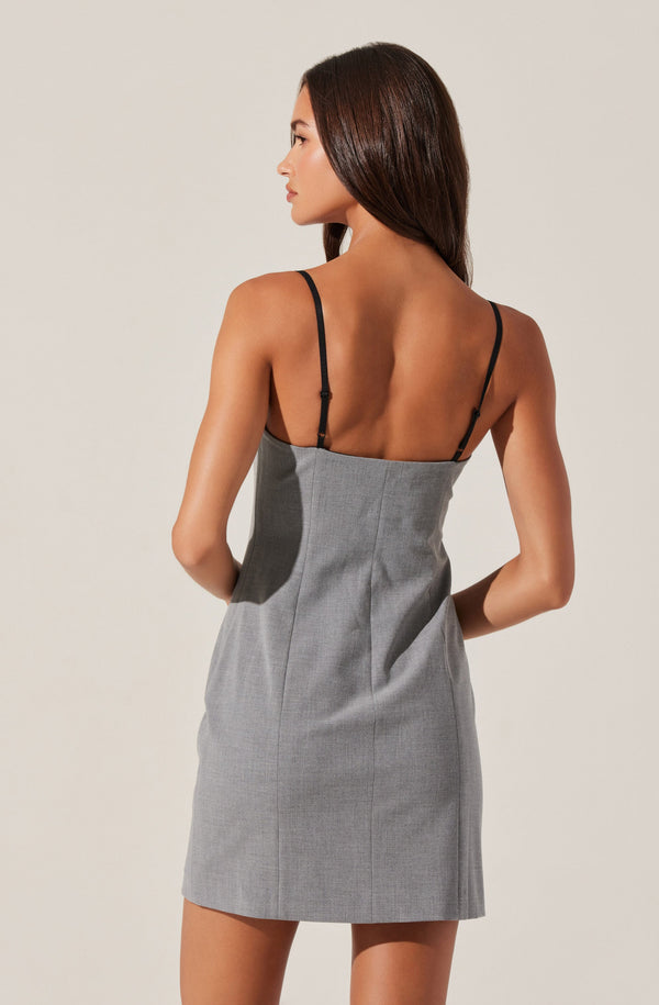 Astr The Label Tailored Lace Trim Mini Dress