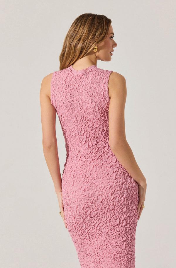 Astr The Label Textured Bodycon Midi Dress