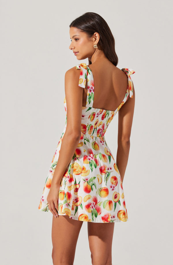 Astr The Label Tinesha Bow Strap Mini Dress