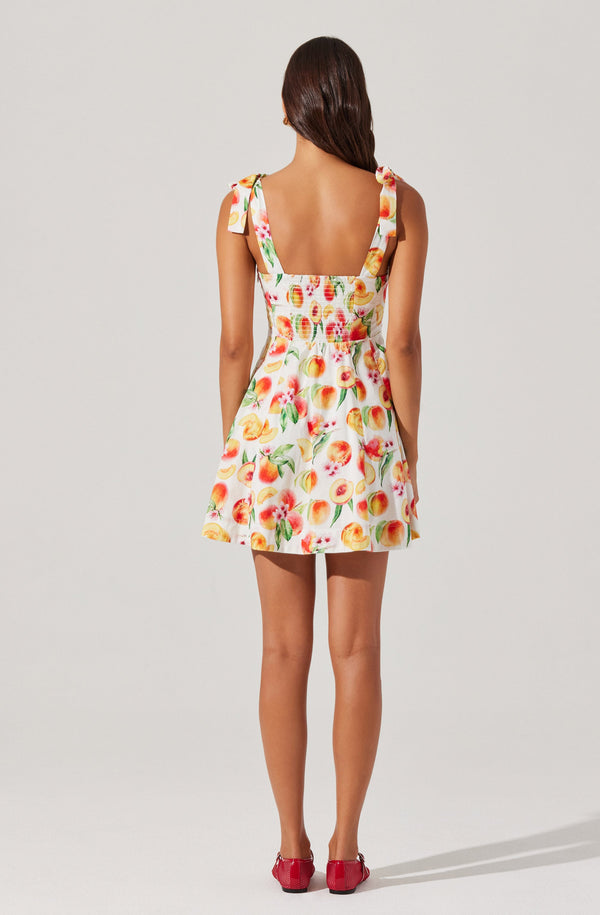 Astr The Label Tinesha Bow Strap Mini Dress