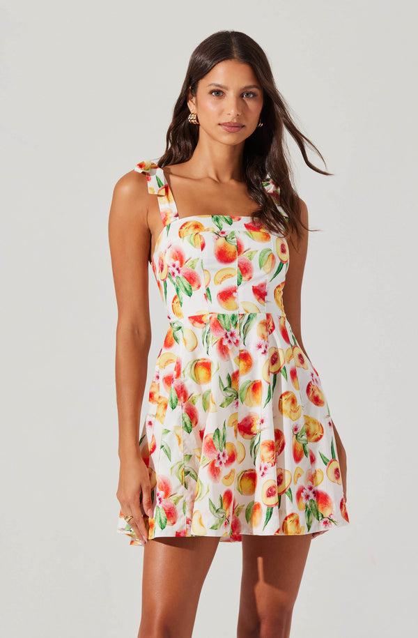 astr the label Tinesha Bow Strap Mini Dress