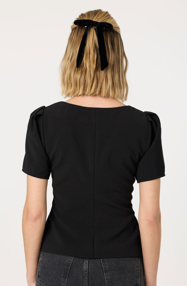 Astr The Label Torie Tie-Front Top