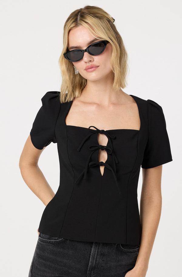 astr the label Torie Tie-Front Top