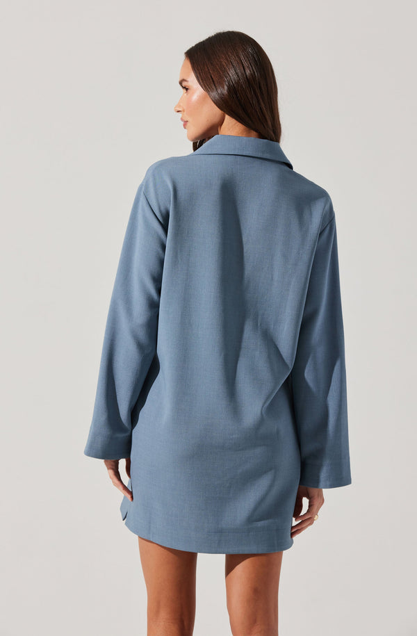 Astr The Label V-Neck Woven Mini Dress