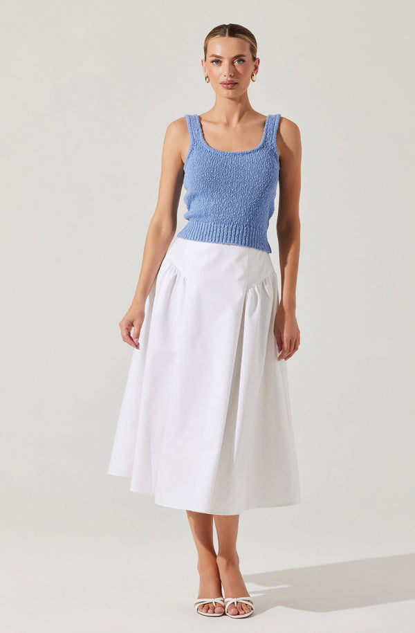 Astr The Label Virgo Textured Sweater Tank