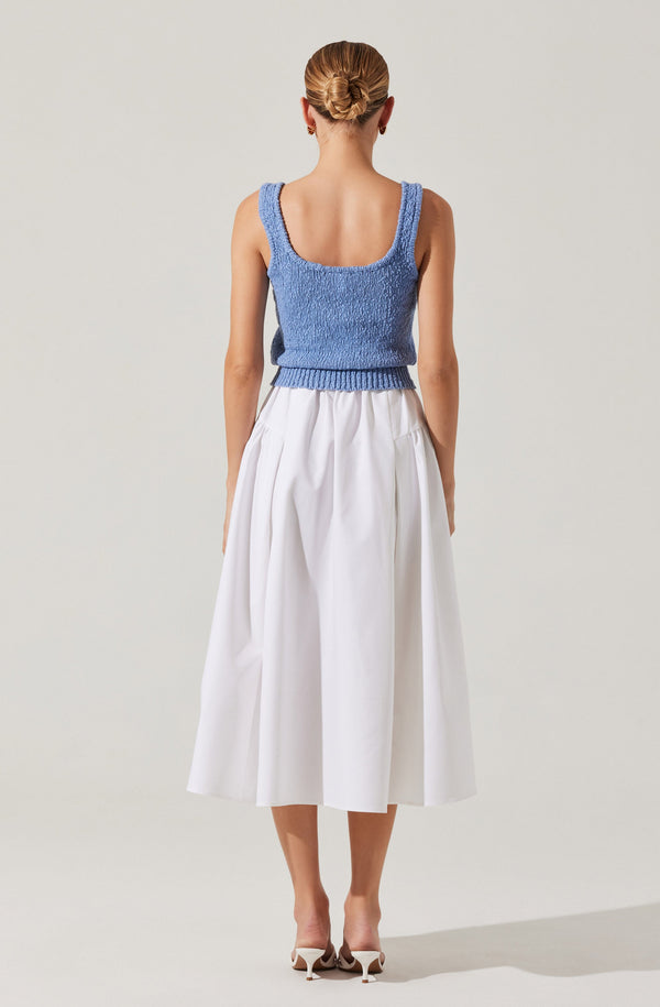 Astr The Label Virgo Textured Sweater Tank