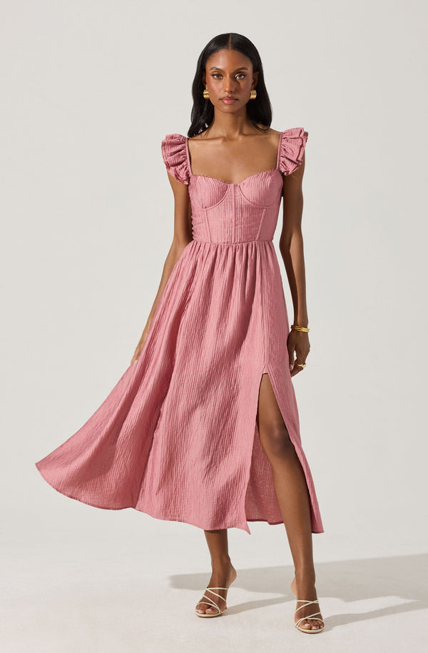 astr the label Wedelia Bustier Midi Dress
