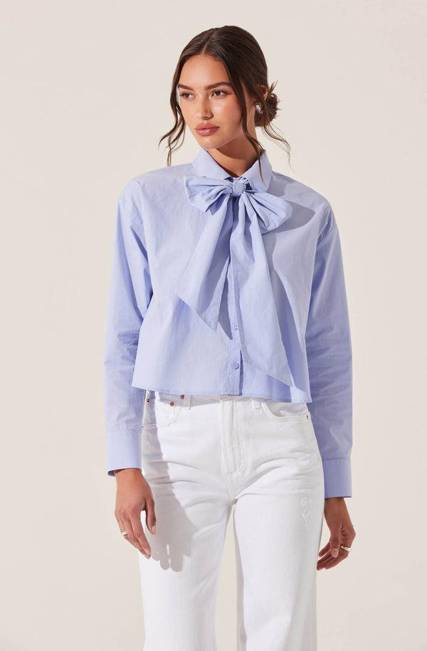 astr the label Wendi Bow Tie Top