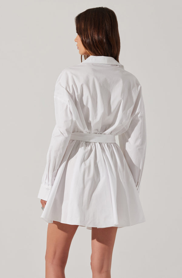 Astr The Label Winica Poplin Mini Dress