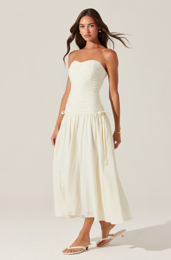 Astr The Label Zori Strapless Maxi Dress