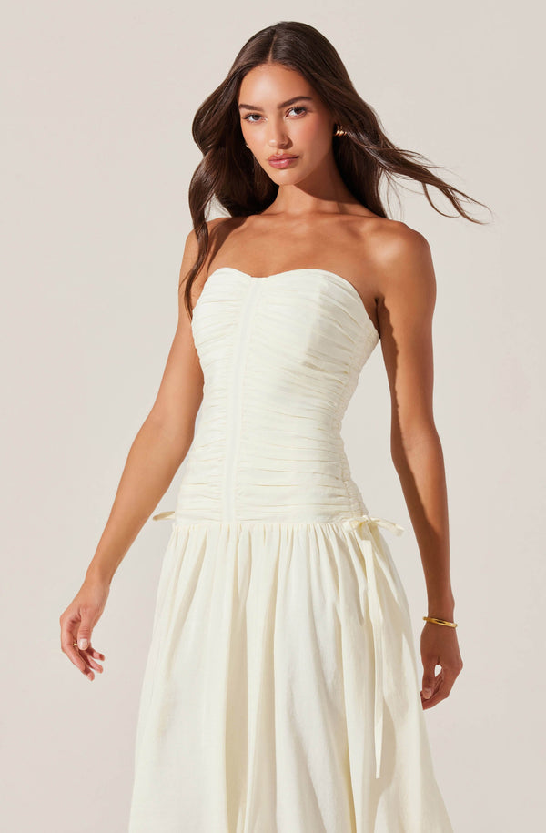 Astr The Label Zori Strapless Maxi Dress
