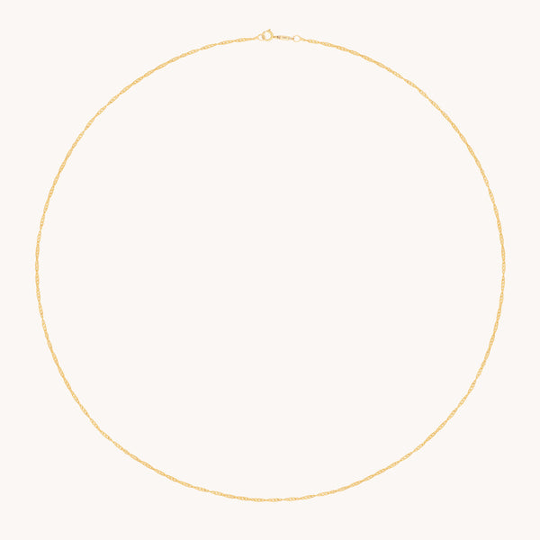 astrid & miyu Astrid Chain Necklace in Solid Gold