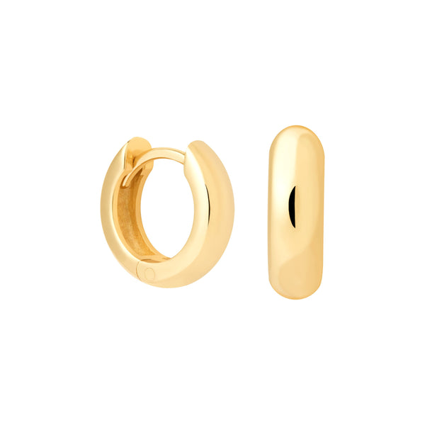 Astrid & Miyu Bold Huggies In Gold