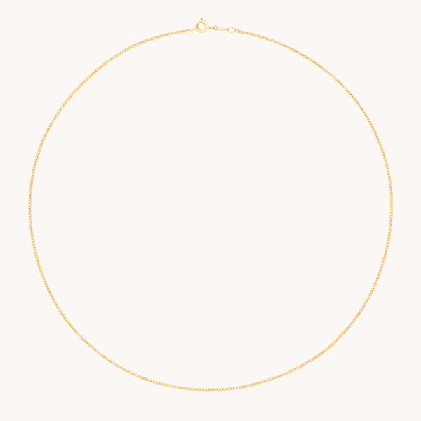 astrid & miyu Bold Miyu Chain Necklace in Solid Gold