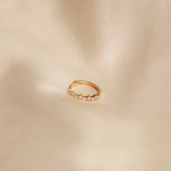 Astrid & Miyu Cluster Hoop 11.5mm In Gold