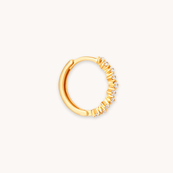 astrid & miyu Cluster Hoop 11.5mm in Gold