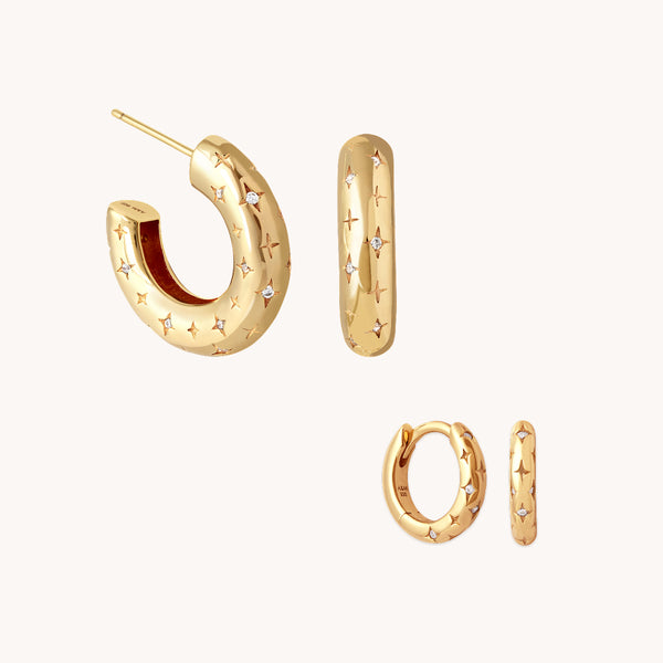 astrid & miyu Cosmic Dome Gift Set in Gold