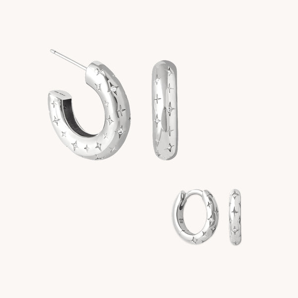 astrid & miyu Cosmic Dome Gift Set in Silver