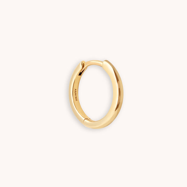 astrid & miyu Essential 11.5mm Hoop in Gold