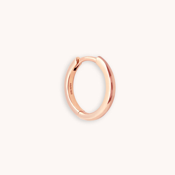 astrid & miyu Essential 11.5mm Hoop in Rose Gold
