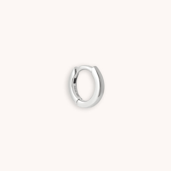 astrid & miyu Essential 6.5mm Hoop in Silver