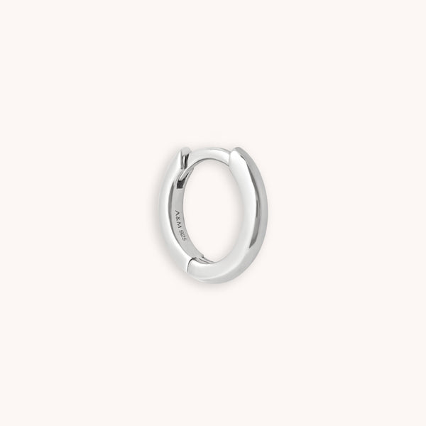 astrid & miyu Essential 8mm Hoop in Silver
