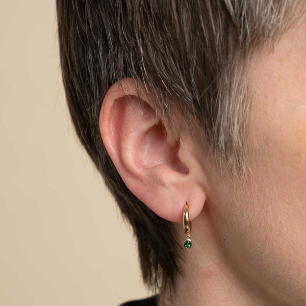 Astrid & Miyu Green Topaz Gift Set In Gold