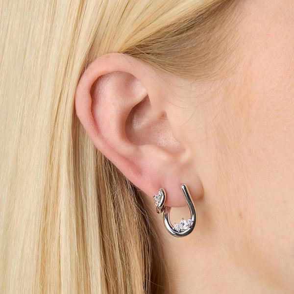 Astrid & Miyu Hidden Heart Gift Set In Silver