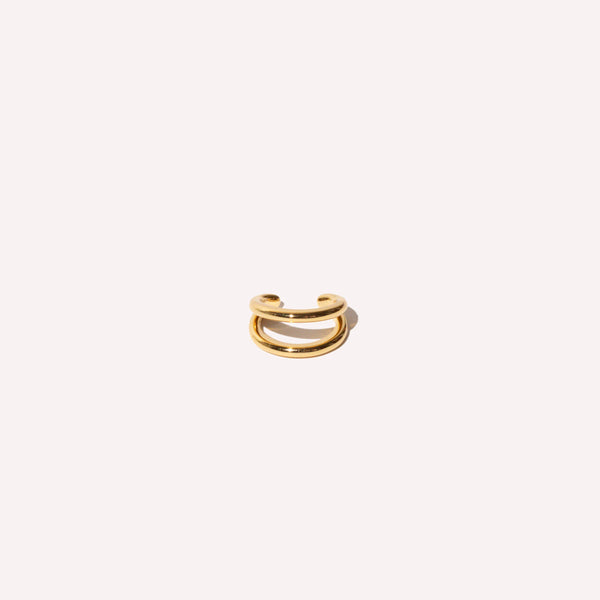 Astrid & Miyu Illusion Essential Ear Cuff In Gold