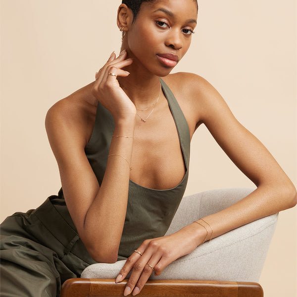 Astrid & Miyu Infinite Huggies In Solid Gold