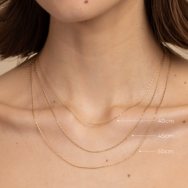 Astrid & Miyu Marylebone Chain Necklace In 9k Gold