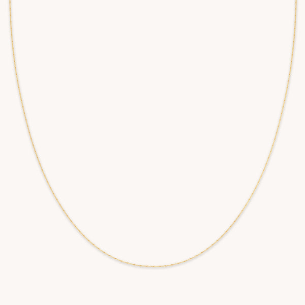 astrid & miyu Marylebone Chain Necklace in 9k Gold