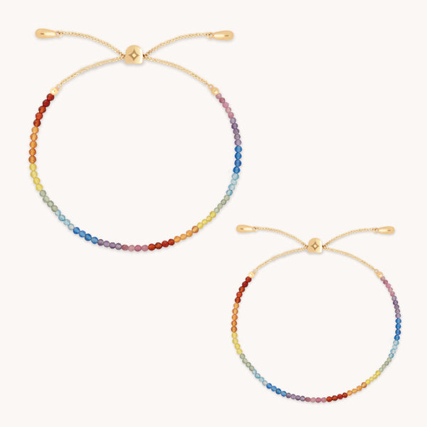 astrid & miyu Mini Me Gemstone Gift Set in 9k Gold