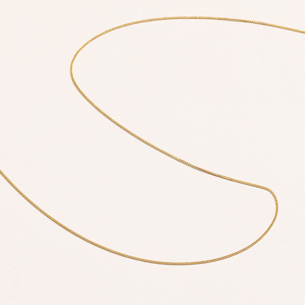 Astrid & Miyu Miyu Chain Necklace In Solid Gold